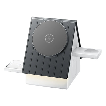 3-in-1 Wireless Charger – 15W Fast Charging, Touch Control & Multi-Device Compatibility