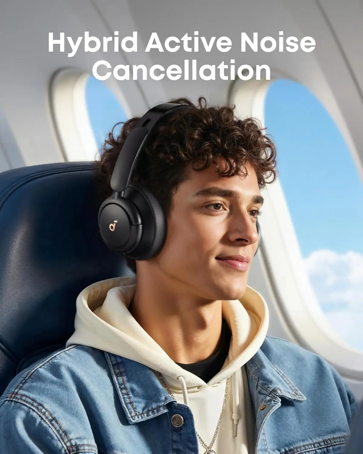 Wireless Headphones – Adjustable ANC Modes, 40 mm Drivers & Up to 60 Hours Playback
