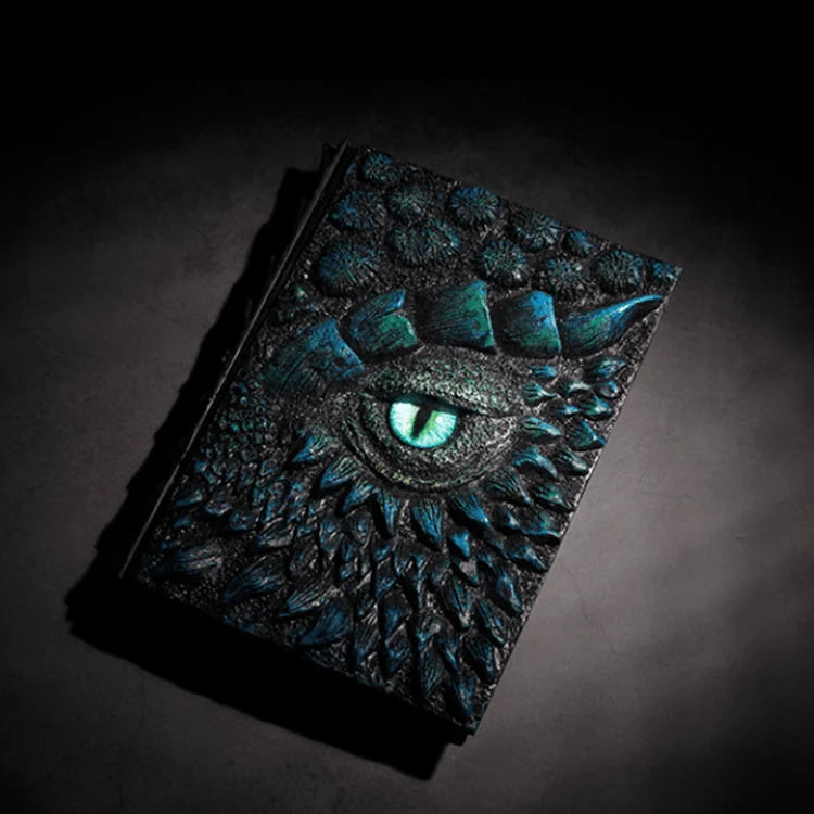 Dragon Eye 3D Embossed Resin Journal with Replaceable Unlined Pages 1
