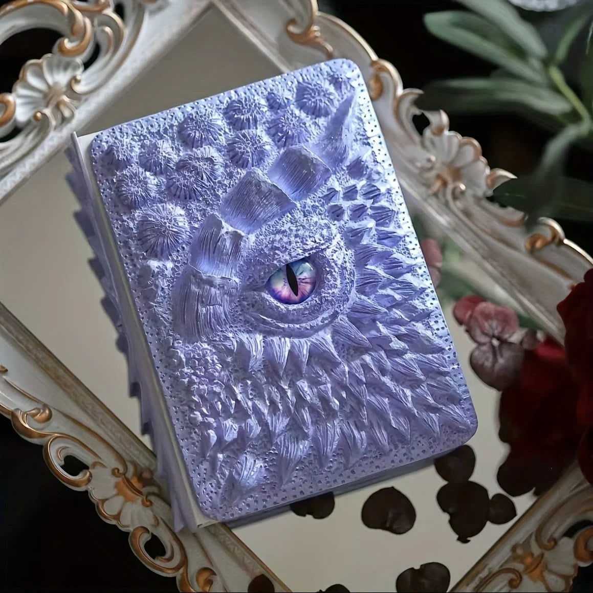 Dragon Eye 3D Embossed Resin Journal with Replaceable Unlined Pages 10