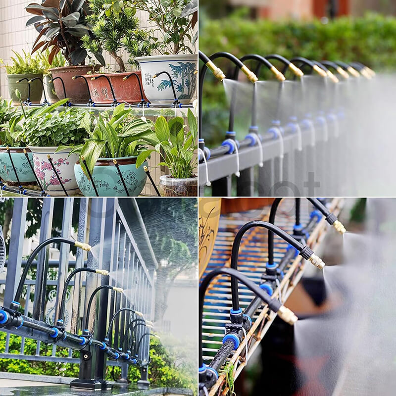 Drip Irrigation Kit with 360° Flexible Hose 1