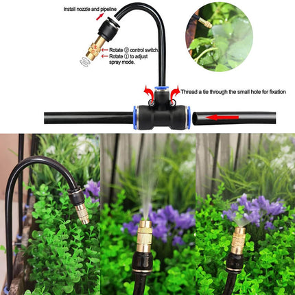 Drip Irrigation Kit with 360° Flexible Hose 3