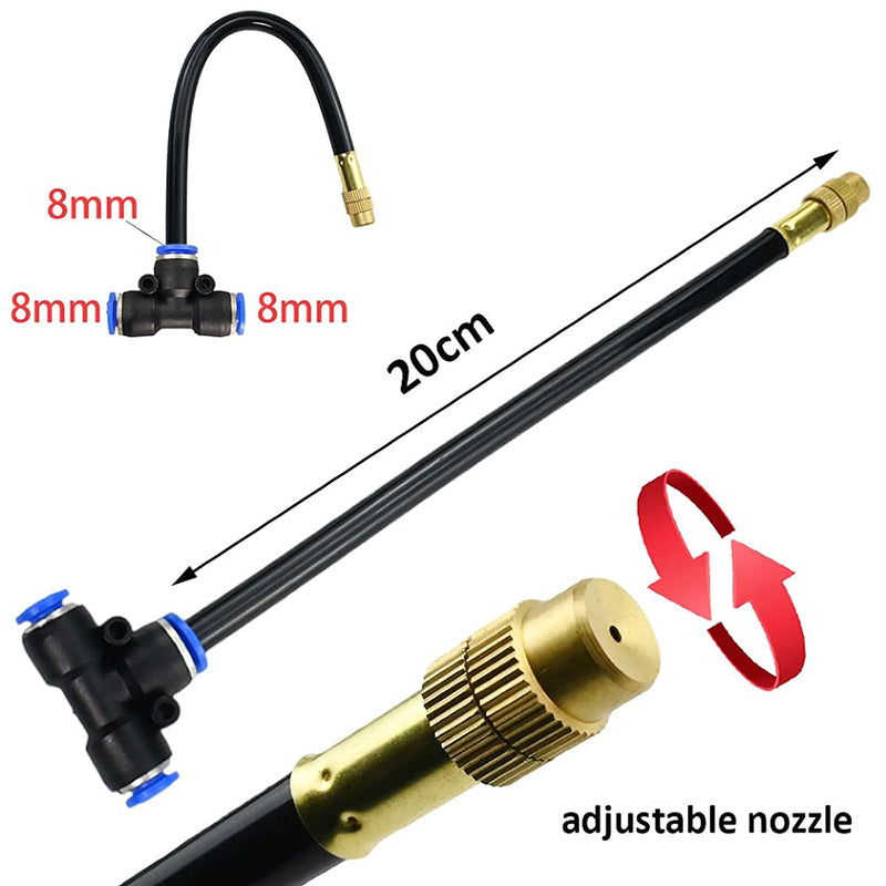 Drip Irrigation Kit with 360° Flexible Hose 4