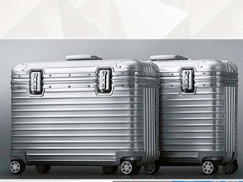 Durable Aluminium-Magnesium Hard Case Suitcase with TSA Lock and 360° Spinner Wheels 4