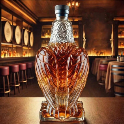 Eagle Whiskey Bourbon Decanter Bottle 2