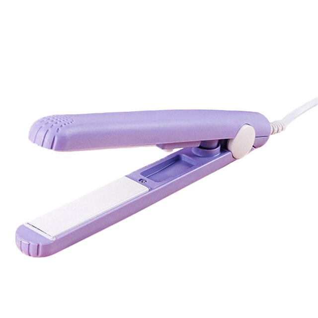 Mini Ceramic Hair Styler – 2-in-1 Compact Curling & Straightening Tool for Travel