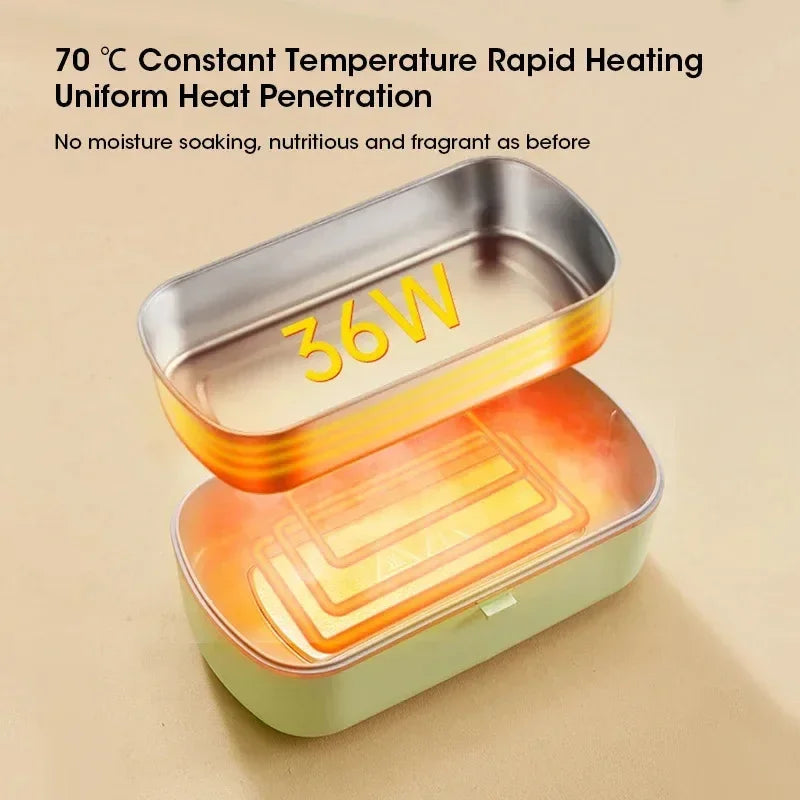 Electric Lunchbox – 900 ml Stainless Steel Container with 36W Heater 5