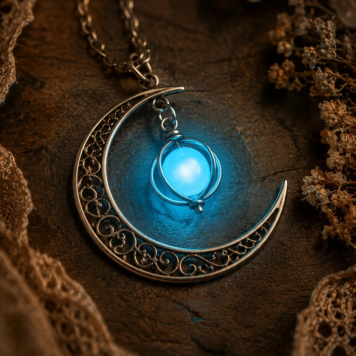 Moonstone Pendant Necklace – Iridescent Stone with a Soft Lunar Shimmer
