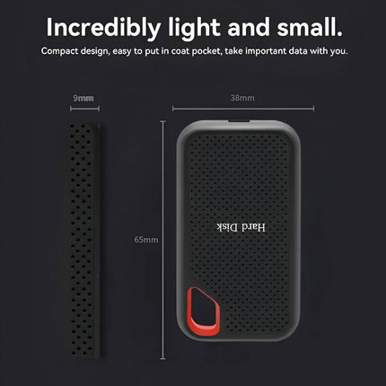 External Hard Drive Portable SSD High-Speed Data Storage 5