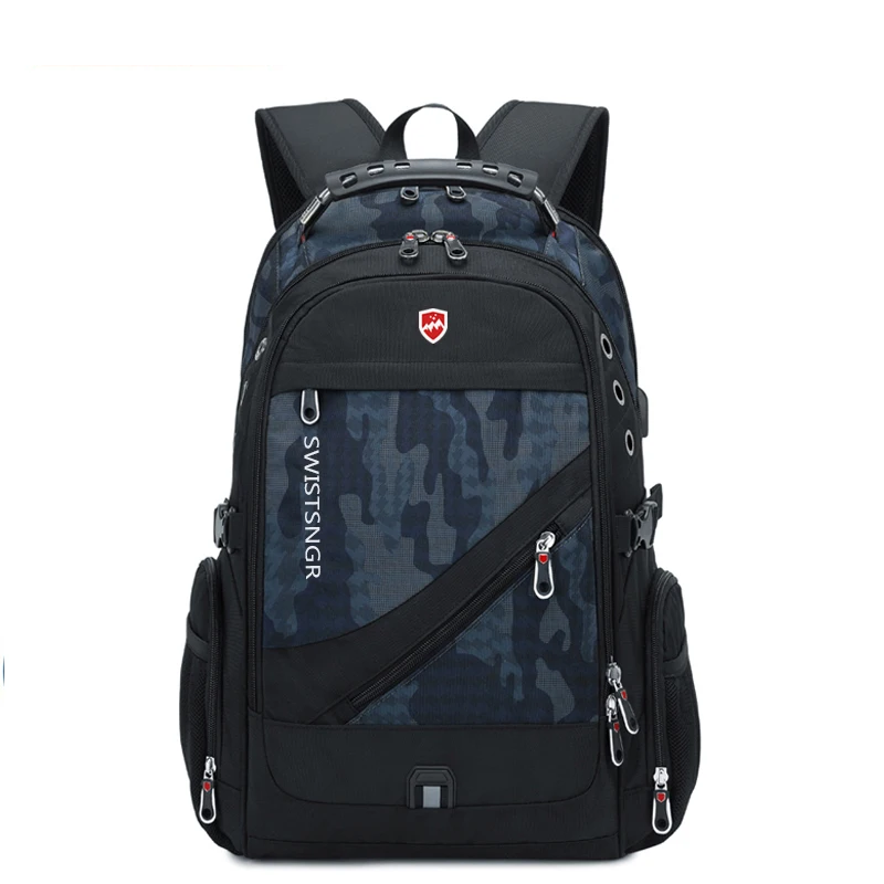 Extra-Large Waterproof Laptop Backpack for Men with USB Charging & Anti-Theft Security 12