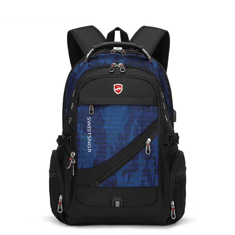 Extra-Large Waterproof Laptop Backpack for Men with USB Charging & Anti-Theft Security 9