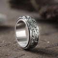 Eye of Providence Stainless Steel Spinner Ring 0