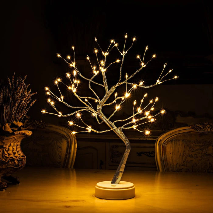 Fairy Light Tree Lamp – Tabletop Spirit Tree Bright Enough for Reading