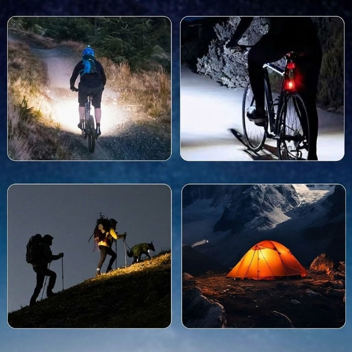 Fahrradlicht LED 1400 Lumen – USB aufladbar und wasserdicht 4