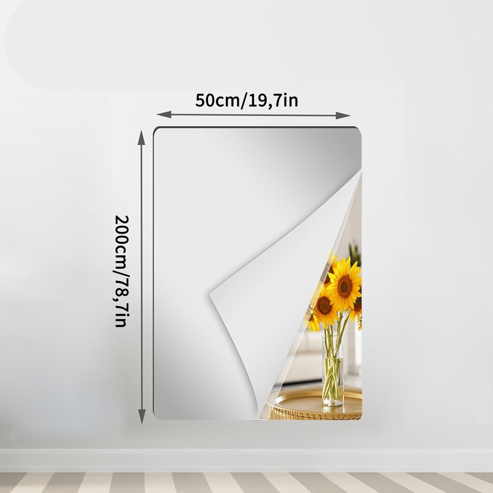 Flexible Mirror Sheet - Unbreakable & Safe 12