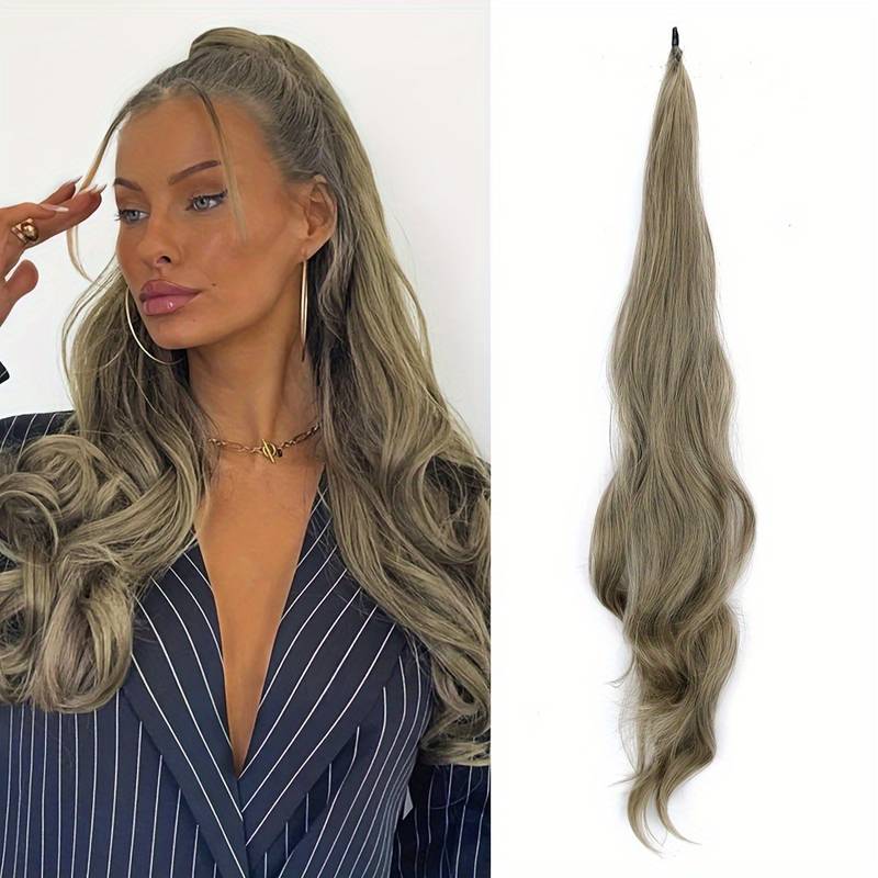 Flexible Wrap-Around Ponytail for Long, Full Hair - Selena 3