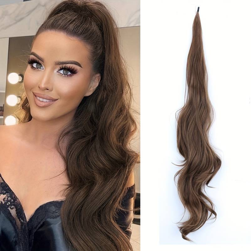 Flexible Wrap-Around Ponytail for Long, Full Hair - Selena 9