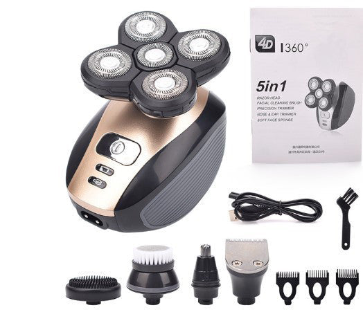 Flexseries Baldpro Shaver with 5-Blade Flexible System for Sensitive Skin 0