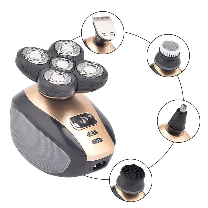 Flexseries Baldpro Shaver with 5-Blade Flexible System for Sensitive Skin 1