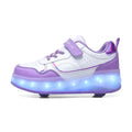 Chaussures à roulettes LED orthopédiques Zoe pour enfants avec roues pliables pour un jeu actif et soutenu