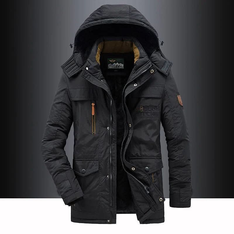 FrostGuard | Steppparka mit Winddichtem Material und Abnehmbarer Kapuze | Ideal für Outdoor-Aktivitäten im Winter 2