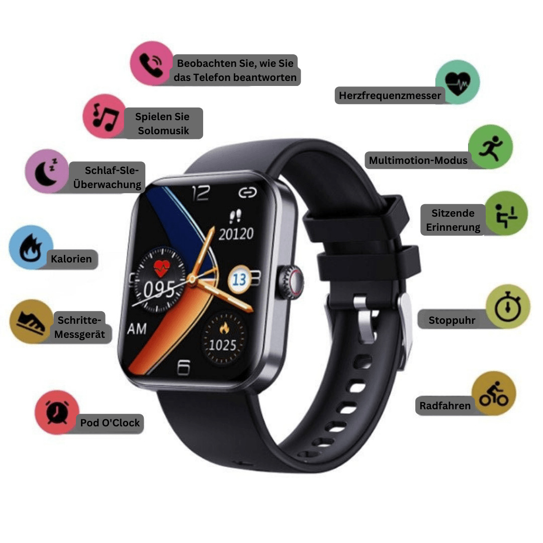 GLUCOWATCH | Blutzuckermessgerät Smartwatch mit Echtzeit-Überwachung | Schmerzfreies Tracking für Ihre Gesundheit 7