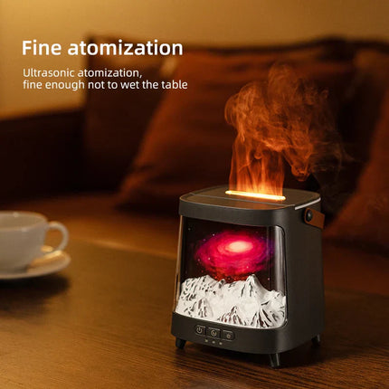 Aroma Diffuser – Gentle Flame Effect, Remote Control & Quiet Operation for Home Ambience