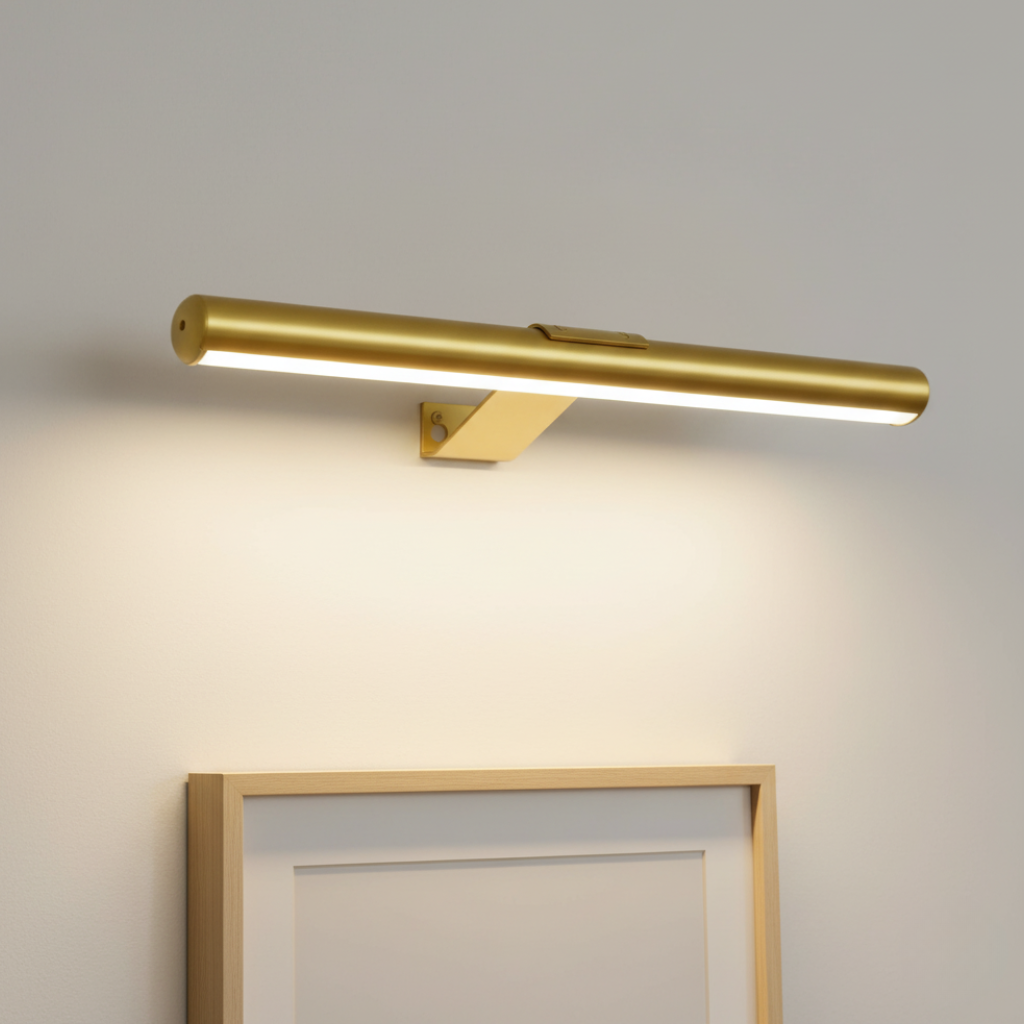GalleryGlow | Elegant Wireless Wall Light Adjustable LED for Artwork Display 0