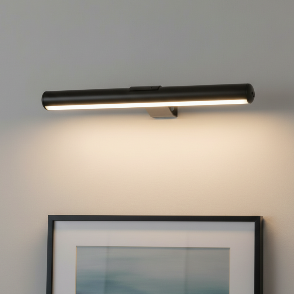 GalleryGlow | Elegant Wireless Wall Light Adjustable LED for Artwork Display 1