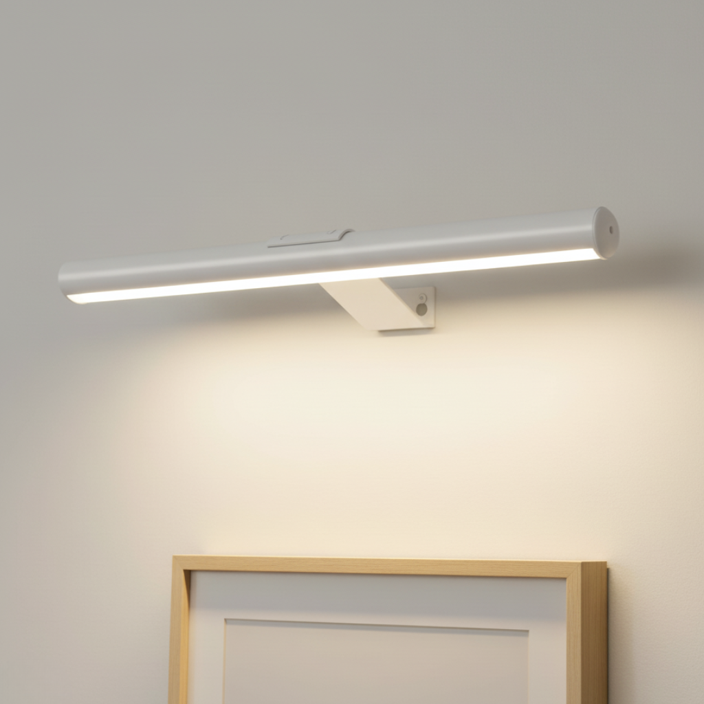 GalleryGlow | Elegant Wireless Wall Light Adjustable LED for Artwork Display 2