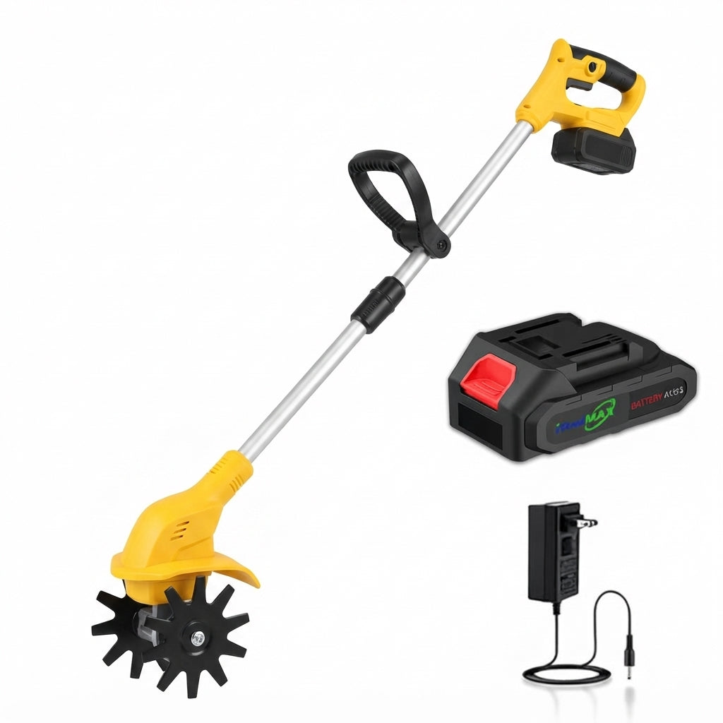 Motobineuse électrique sans fil – Cultivateur léger pour ameublir le sol et désherber