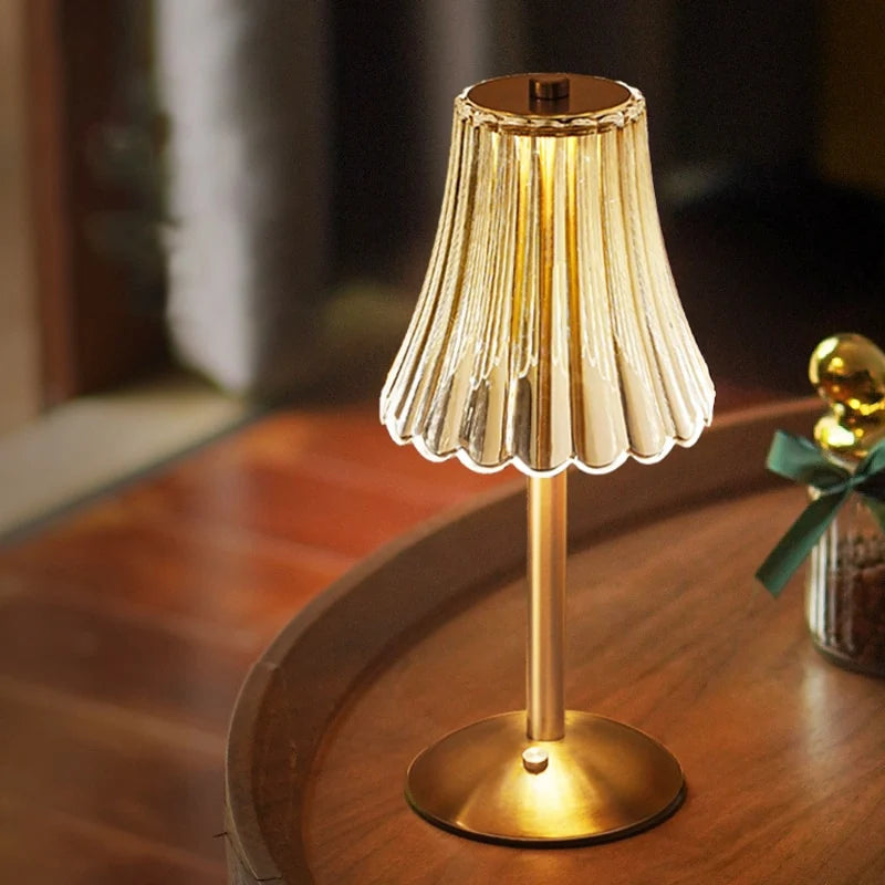 Golden Crystal Table Lamp 0