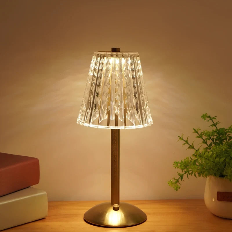 Golden Crystal Table Lamp 3