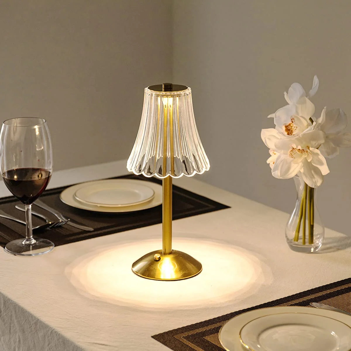 Golden Crystal Table Lamp 5