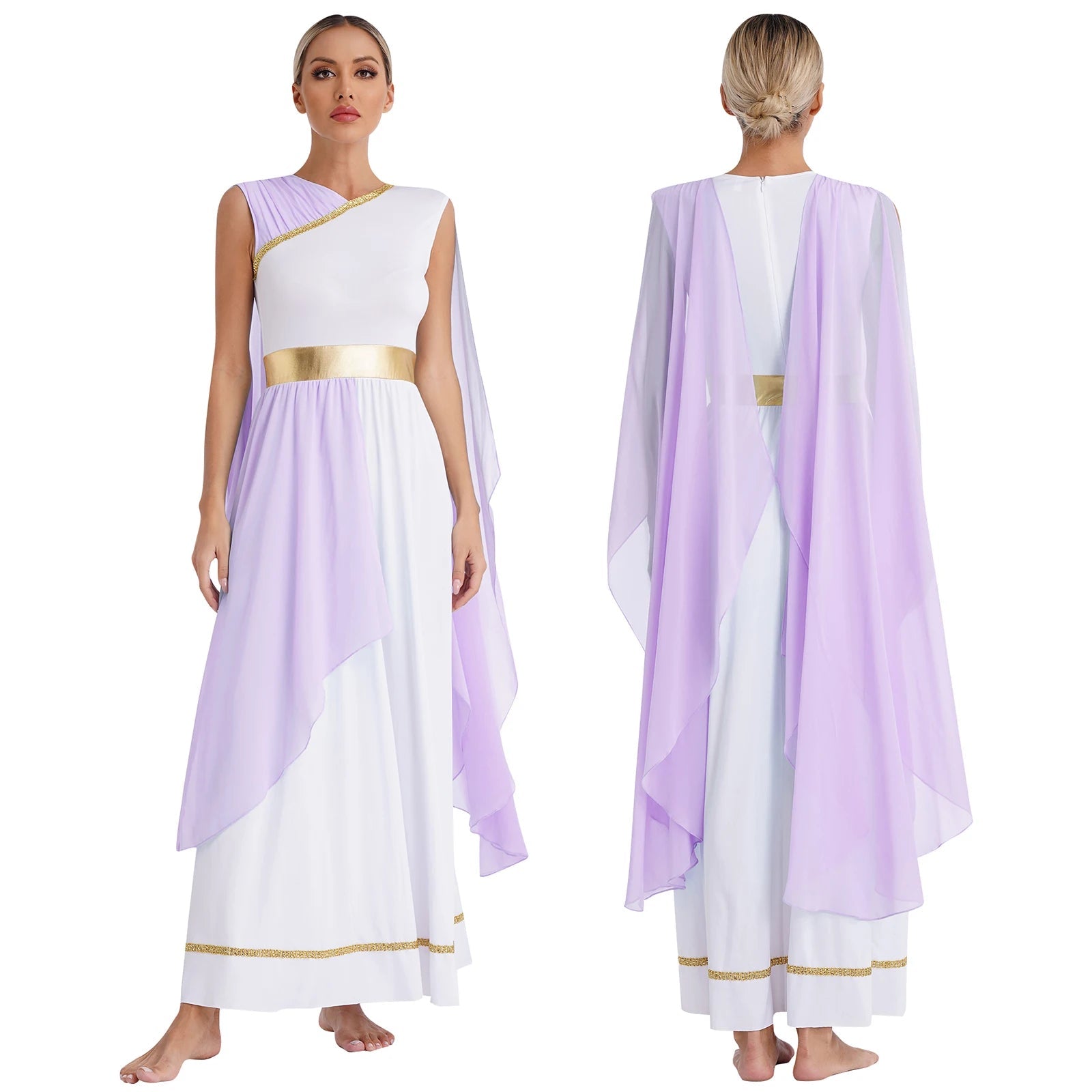 Griechisches Göttinnenkleid für Damen – Circe-Kleid, Karnevalskostüm 10