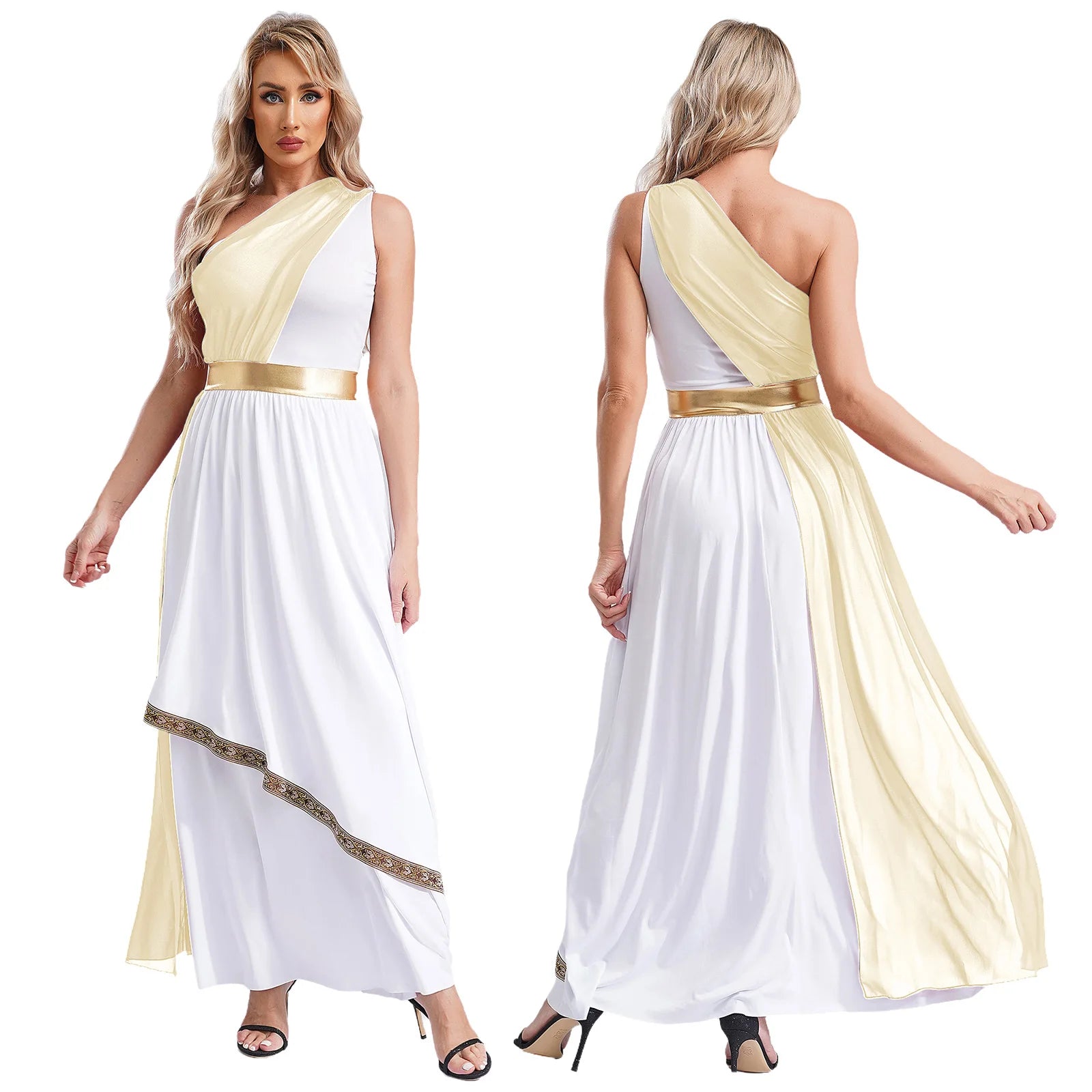 Griechisches Göttinnenkleid für Damen – Circe-Kleid, Karnevalskostüm 22
