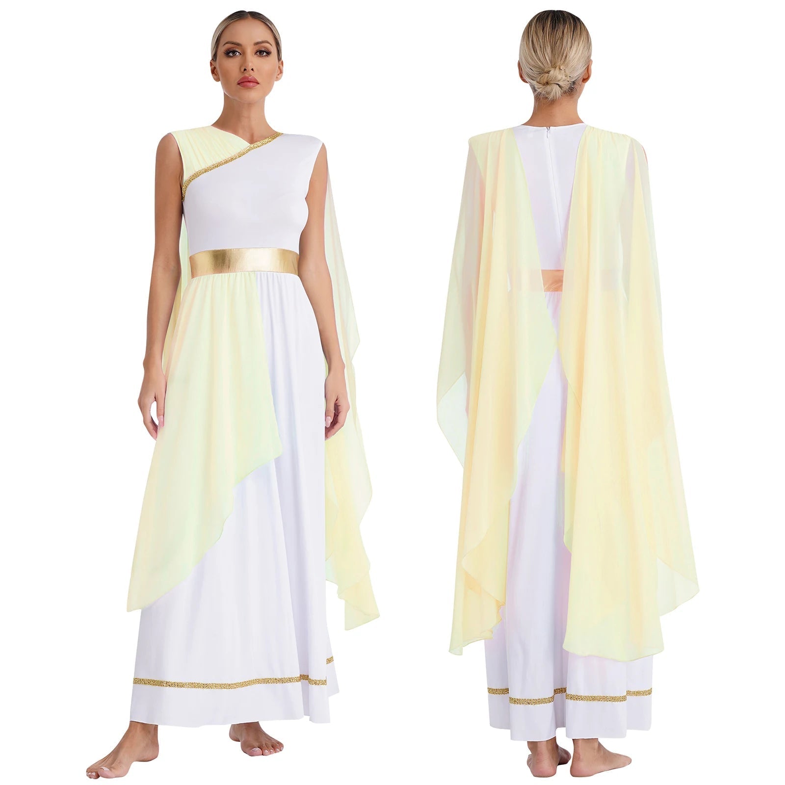 Griechisches Göttinnenkleid für Damen – Circe-Kleid, Karnevalskostüm 4