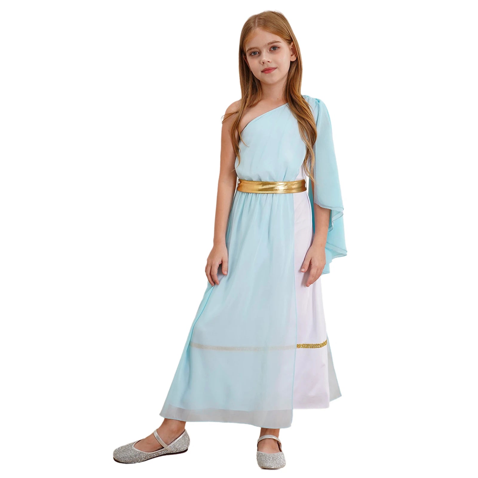 Griechisches Toga-Kleid für Mädchen – Nymphenkleid, Karnevalskostüm 2