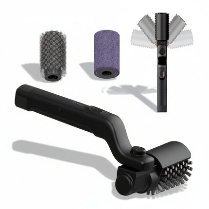 Grill Brush Electric Rechargeable Stainless Steel BBQ Cleaner 0