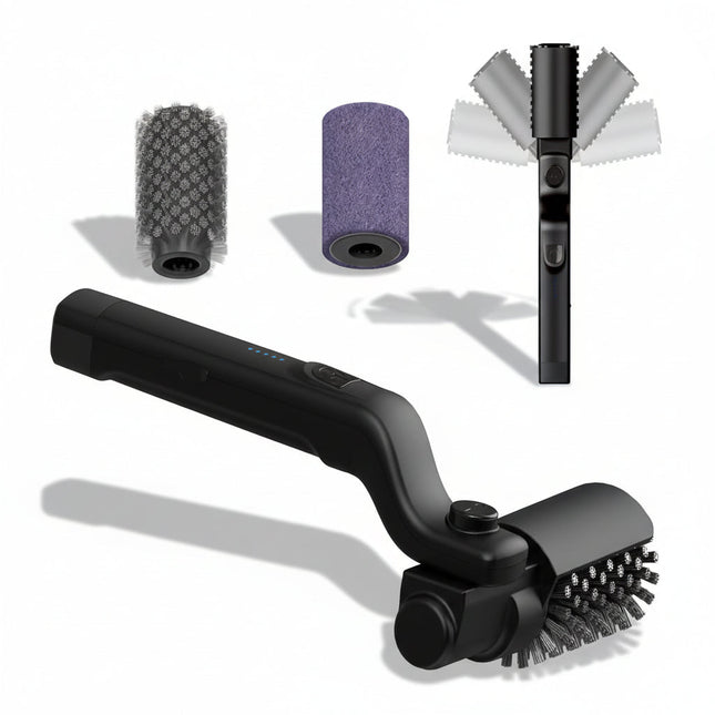 Grill Brush Electric Rechargeable Stainless Steel BBQ Cleaner 0