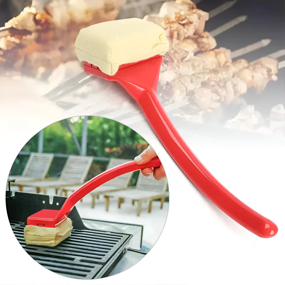 Grill Cleaning Brush Steam Scrub Tool Long Handle Design 1