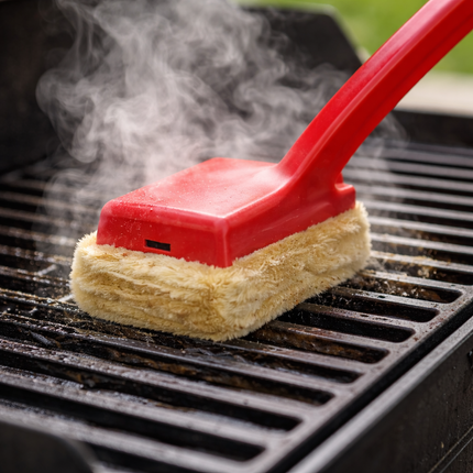 Grill Cleaning Brush Steam Scrubber Long Handle BBQ Tool 0