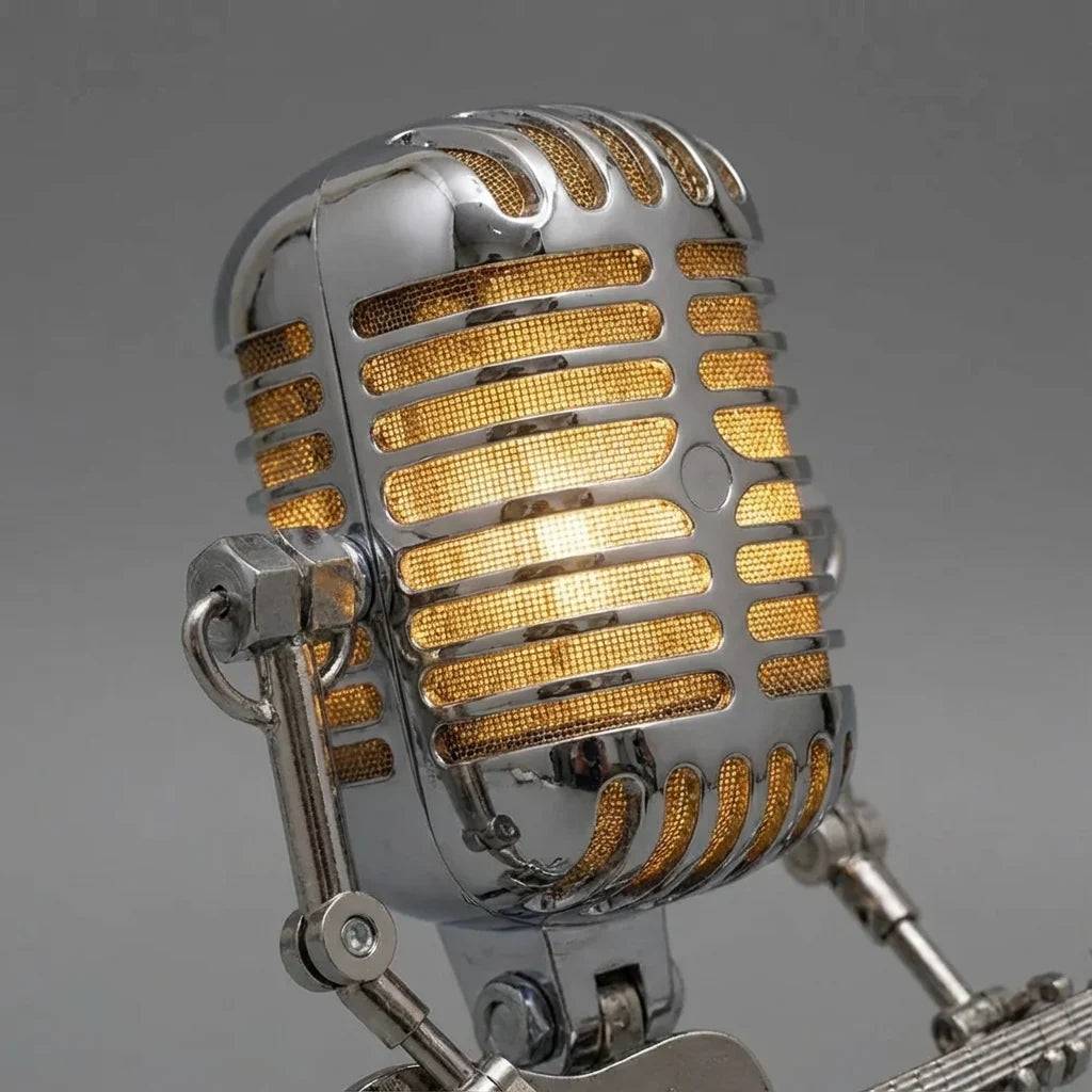 Guitar Themed Table Lamp - StrumBot 3