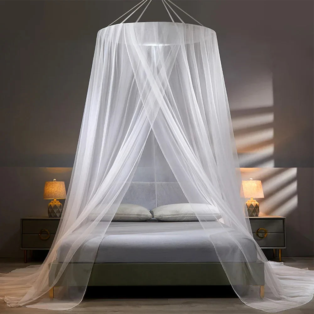 Bed Mosquito Net – 360° Canopy for Single and Double Beds
