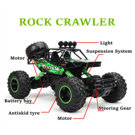 4WD Remote Control Monster Truck with Powerful Off-Road Performance and Durable Alloy Build