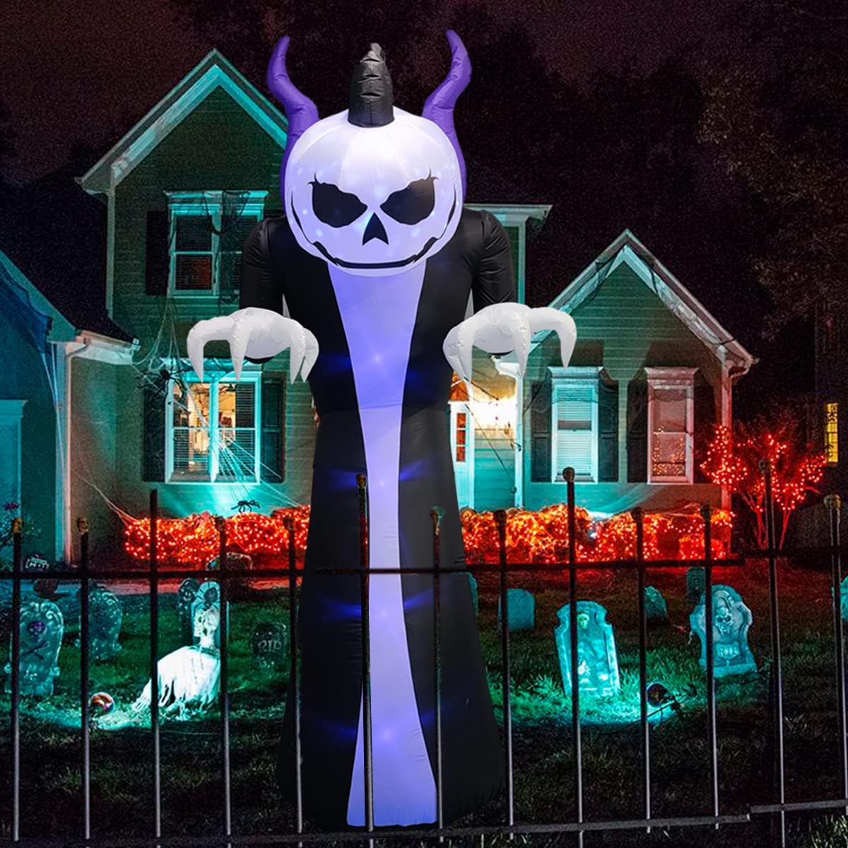 Halloween Decoraties Opblaasbare Buiten Geest Licht 2