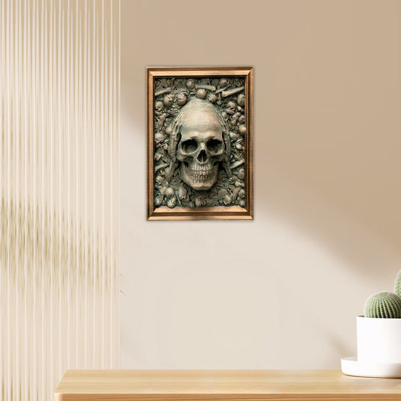 Halloween Schedel Fotolijst Hanger | Zie Geen Kwaad, Hoor Geen Kwaad, Spreek Geen Kwaad Halloween Decoratie 8