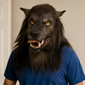 Halloween Wolf Masker Weerwolf Kostuum 0