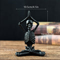 Halloween harsbeeldje — Vintage zwart-wit ornament 0