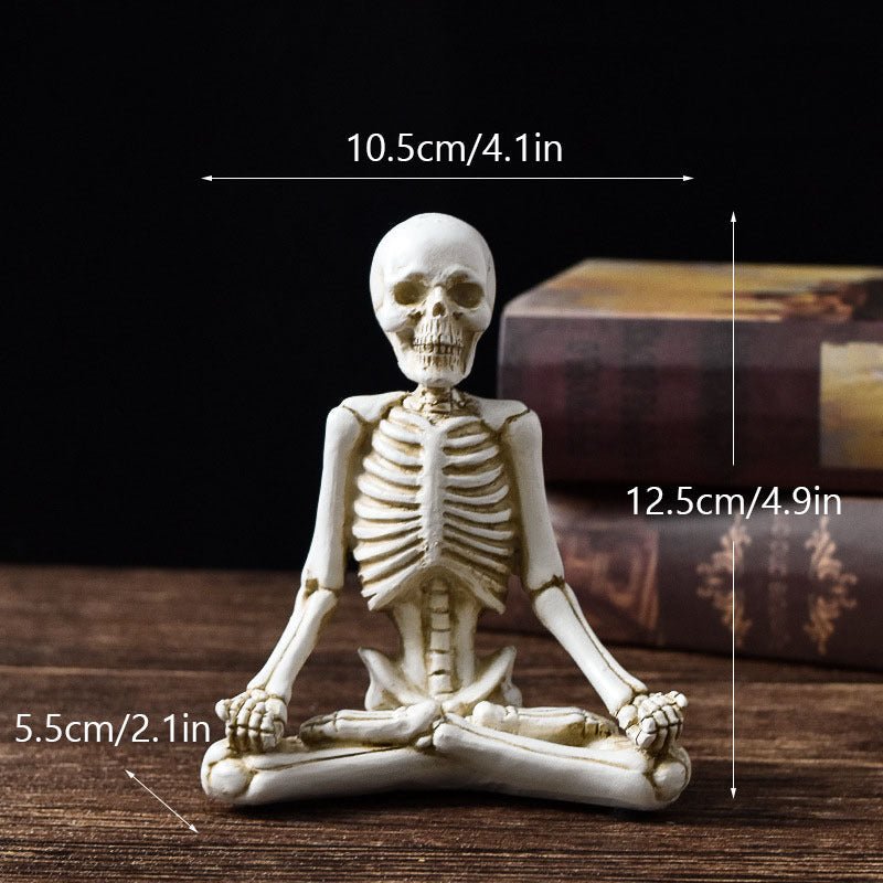 Halloween harsbeeldje — Vintage zwart-wit ornament 10